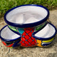 Mexican Talavera Strawberry Pot