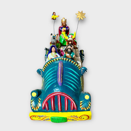 Ortega nativity car front