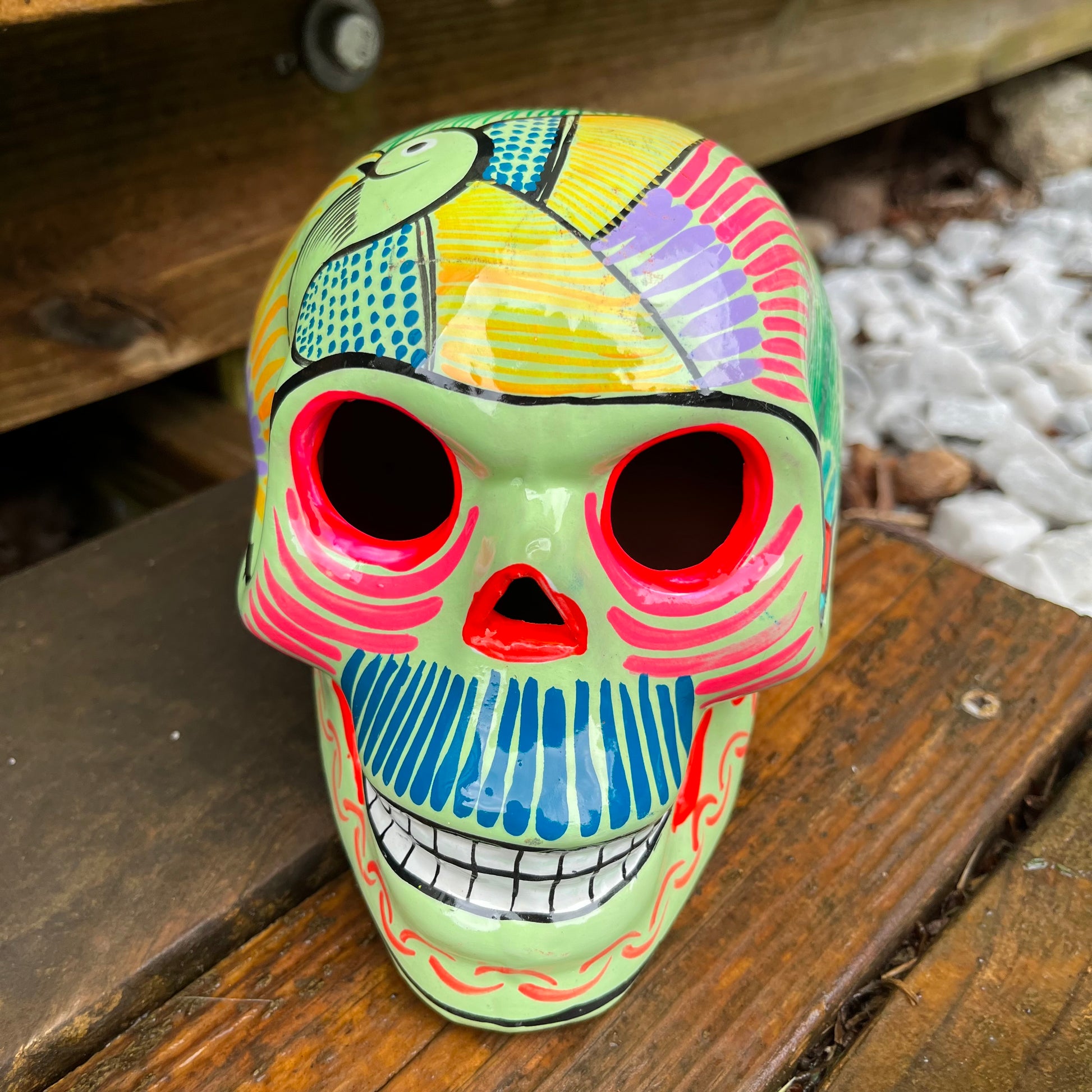 Mexican sugar skull medium face