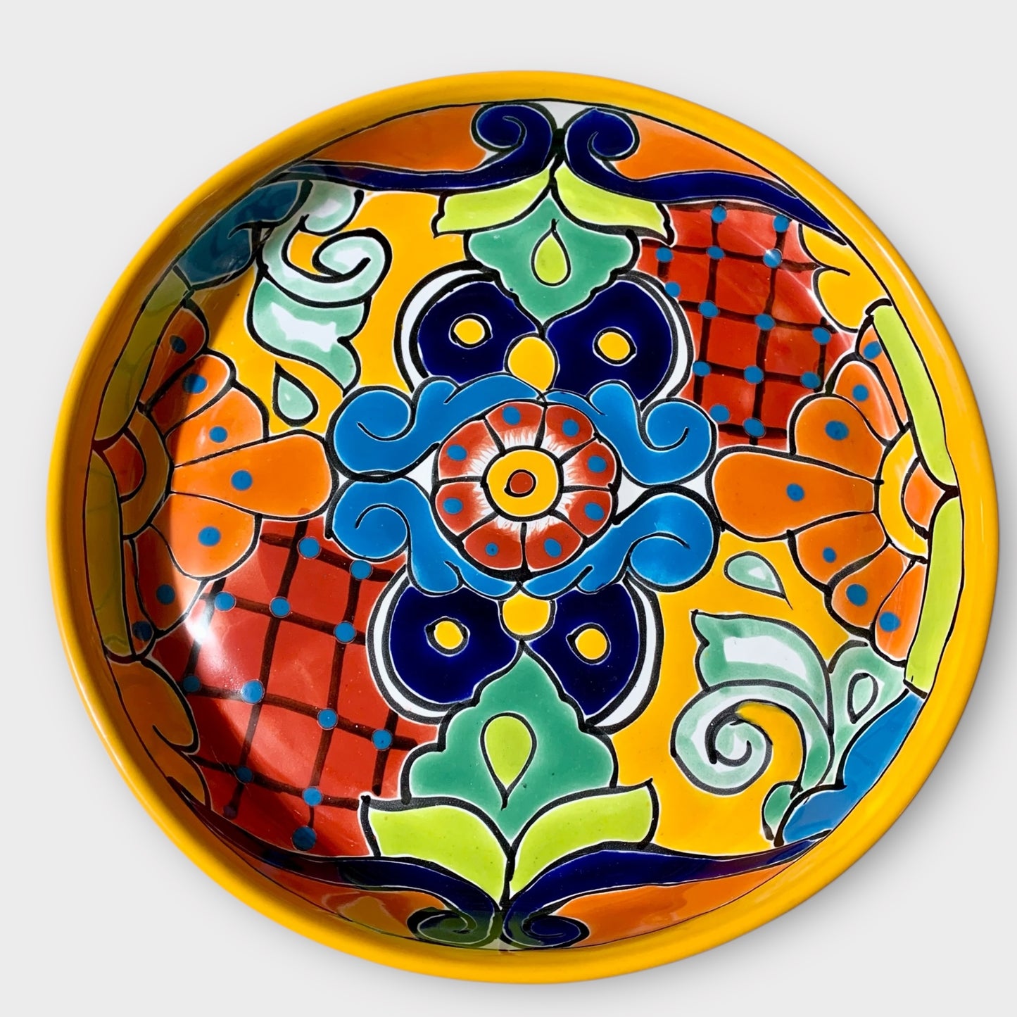 Talavera Redondo Sectional Serving Piece Bottom plate