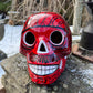 Mexican Sugar Skull Sculpture Front