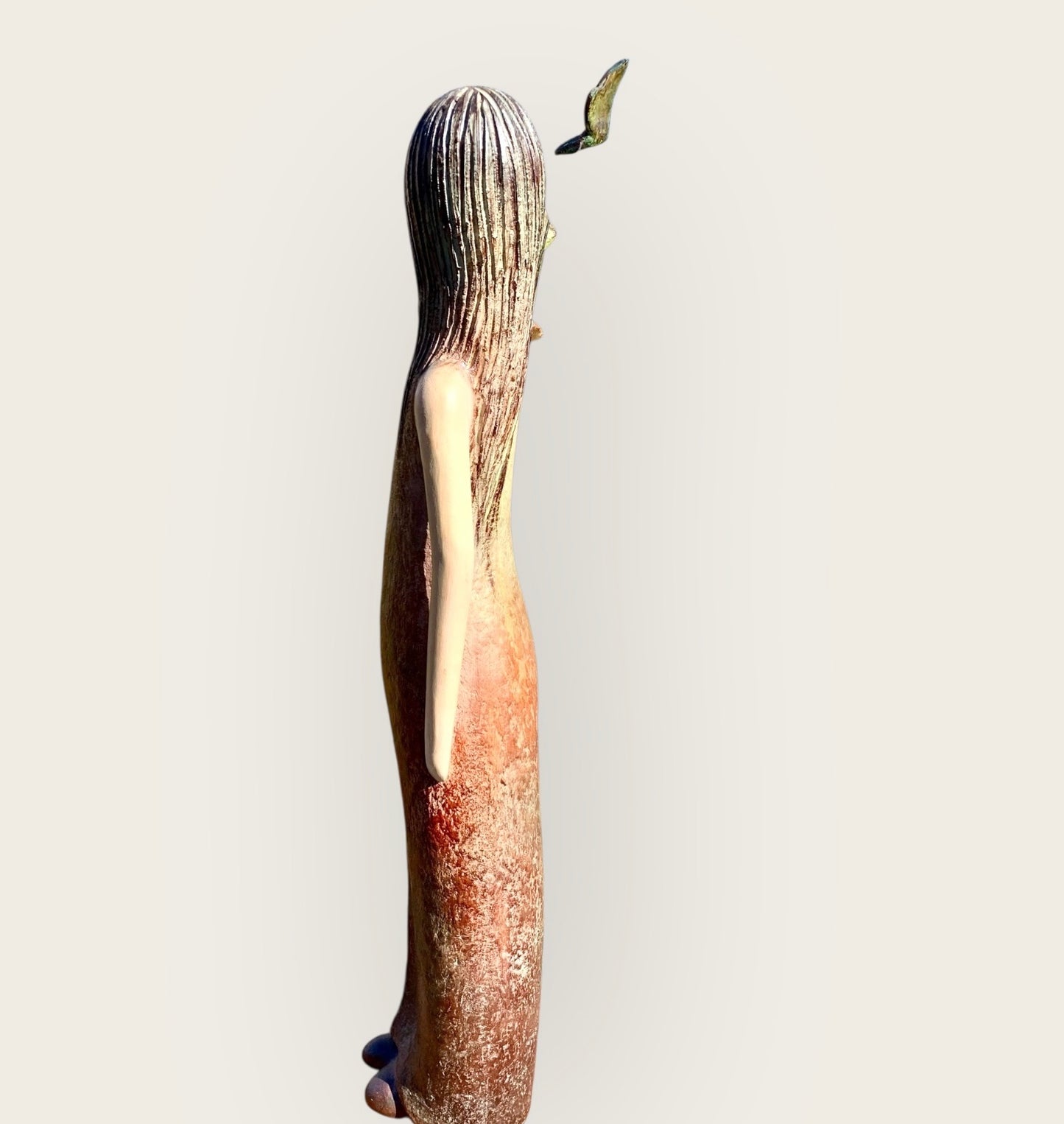 Loretta Bertoli's  Marta Sculpture left side arm