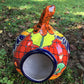 Talavera pumpkin large back