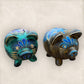 Rustic Pig Figurine Bank