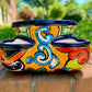 Mexican Talavera Strawberry Pot