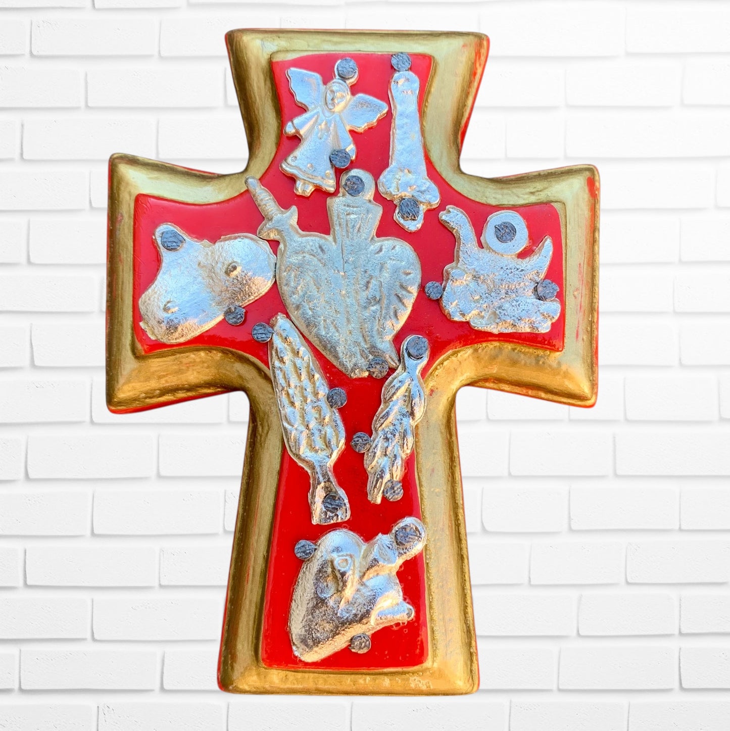 Milagros Wood Cross Mini