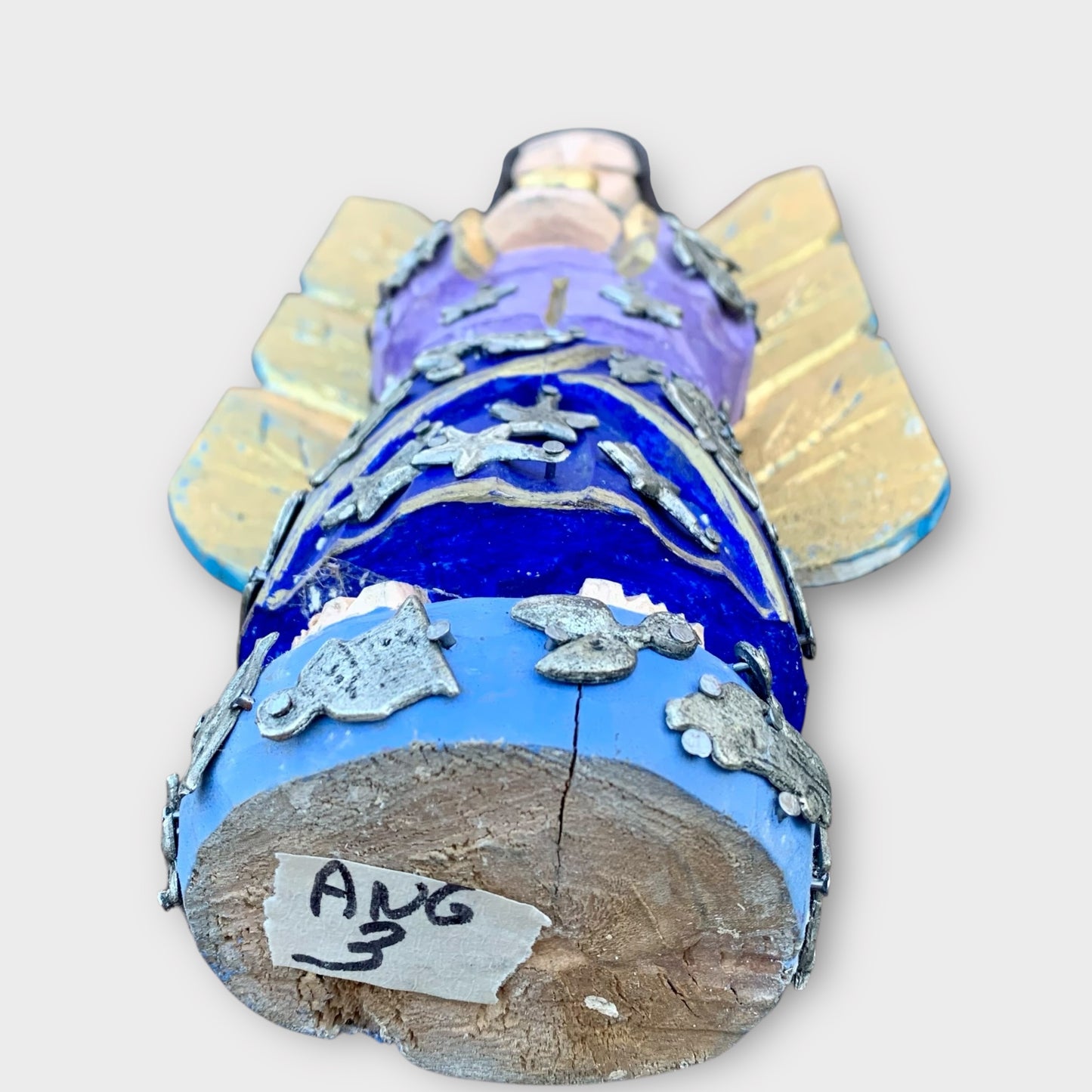 Milagros Angel Holding Goblet Botom