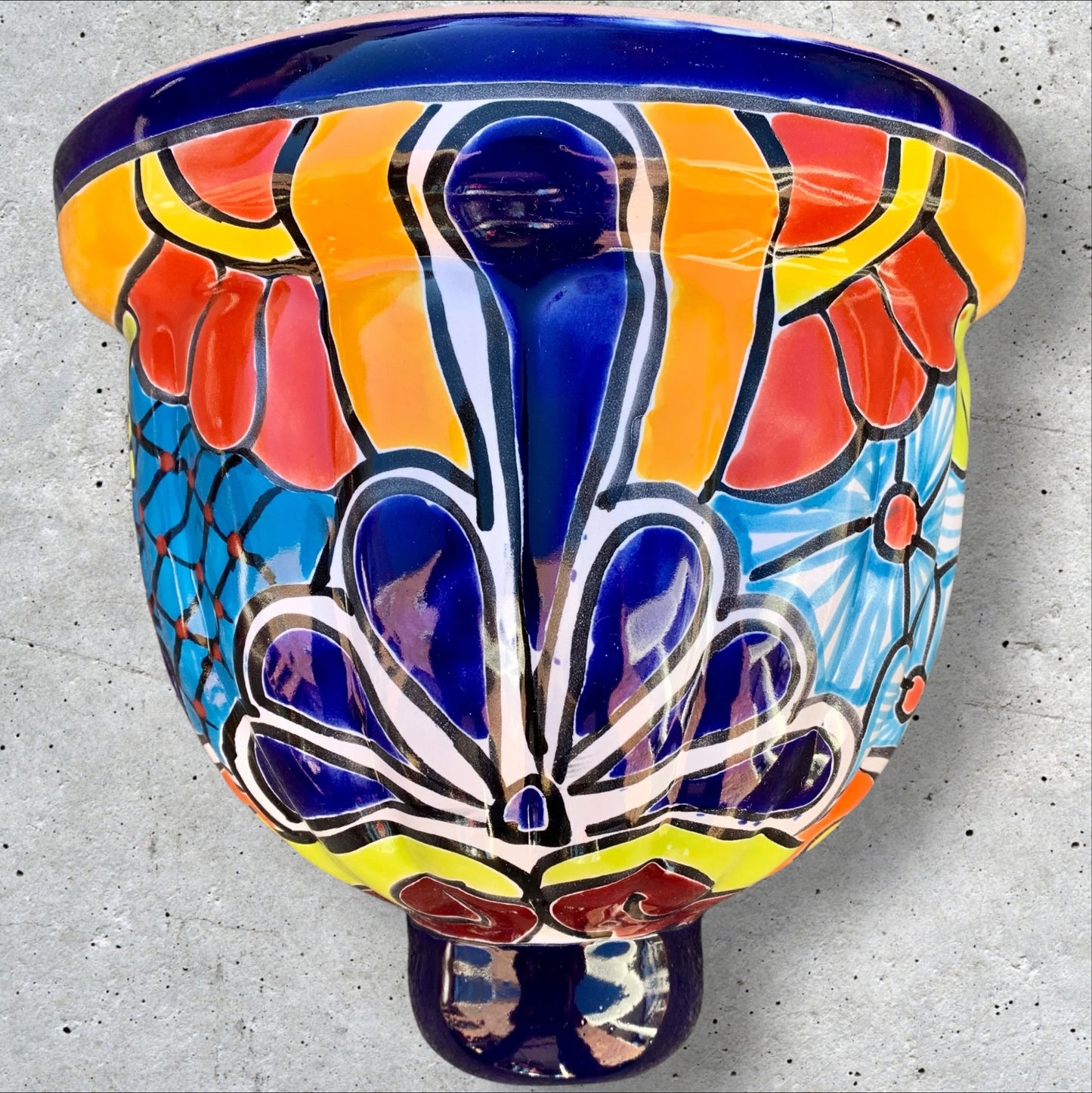 Talavera Jardiniere Wall Pot Medium