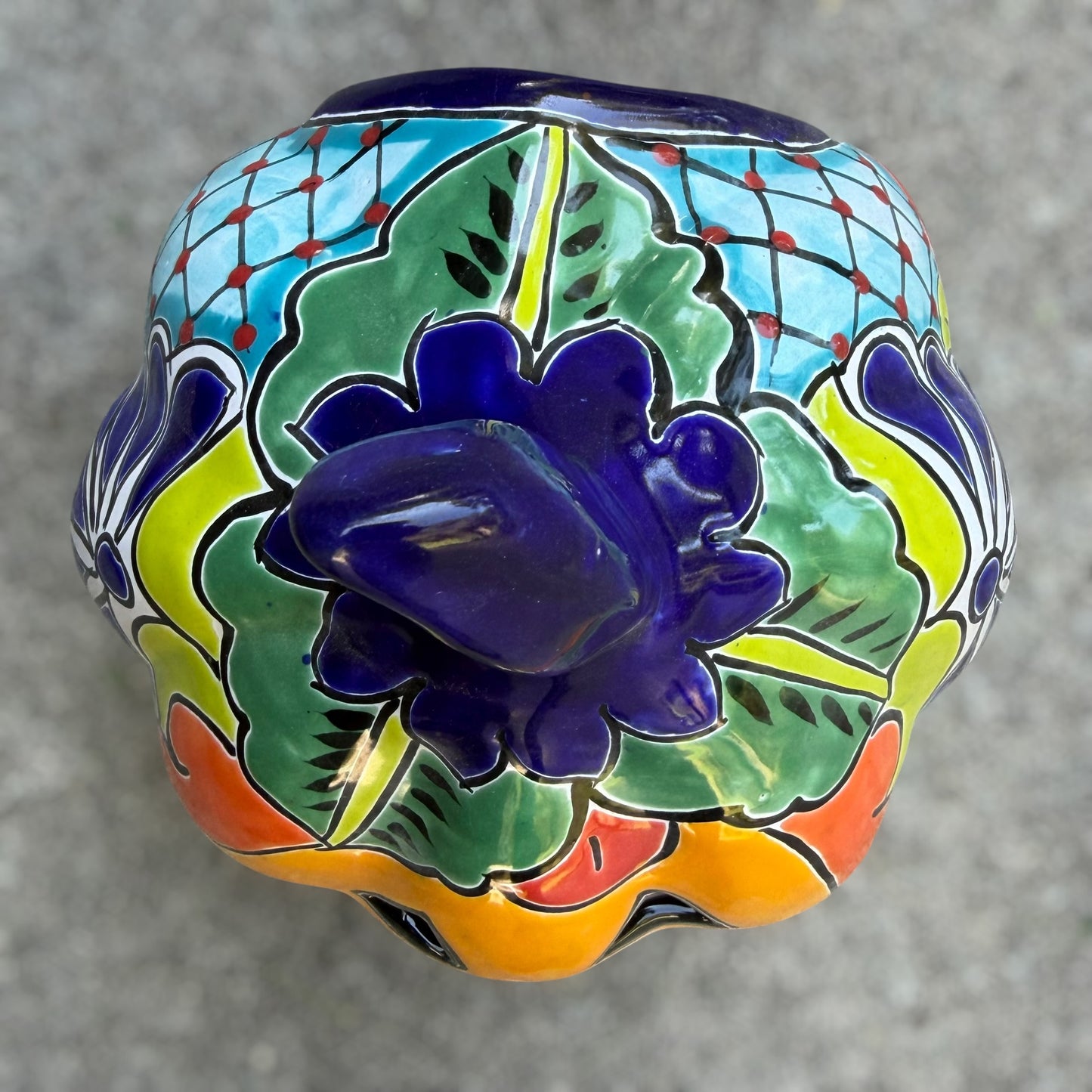 Talavera Pumpkin LG- Calabaza