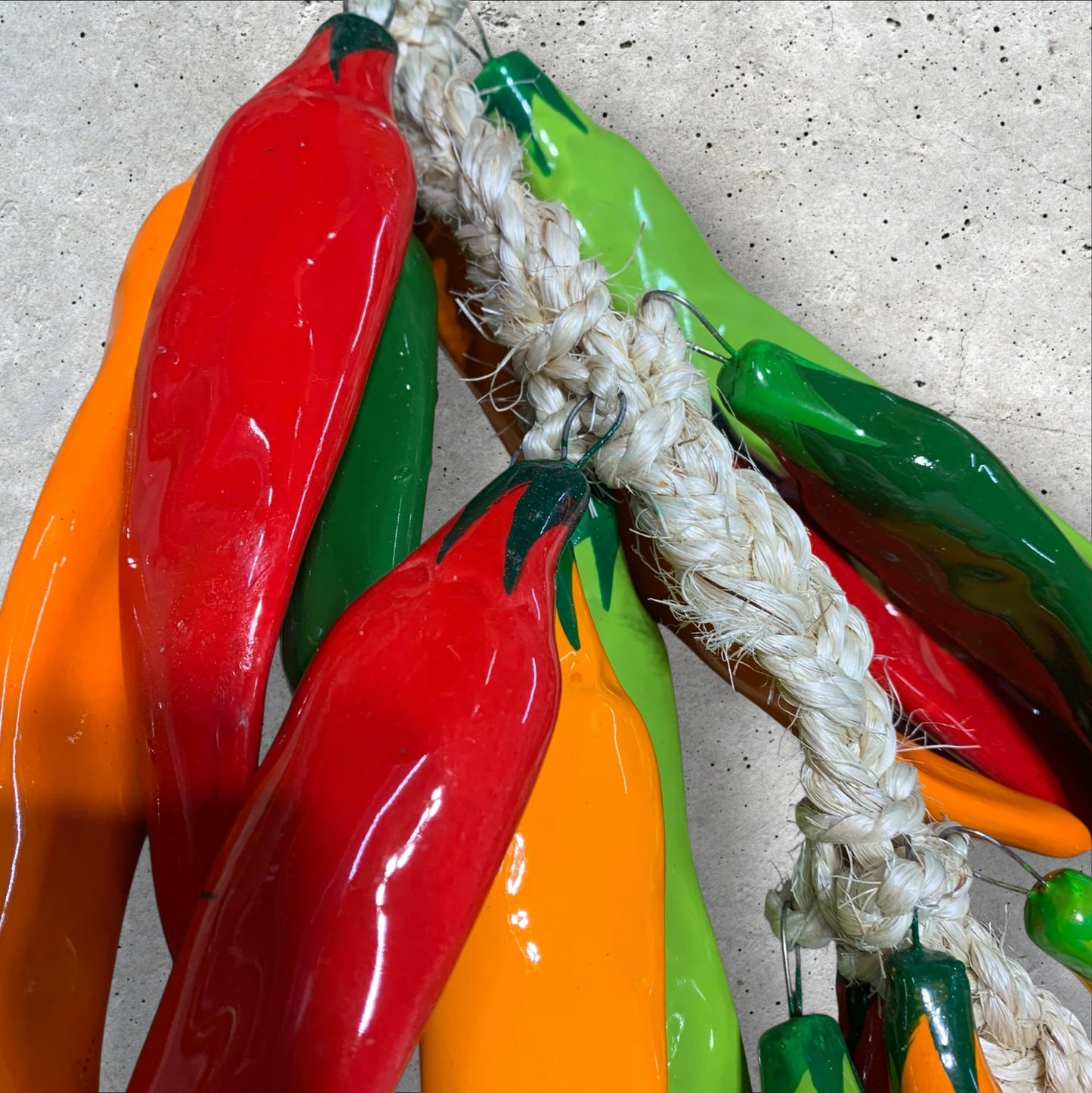 Guajillo Chili Pepper String! Multi Color 25”