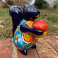 Talavera pottery squirrel nut