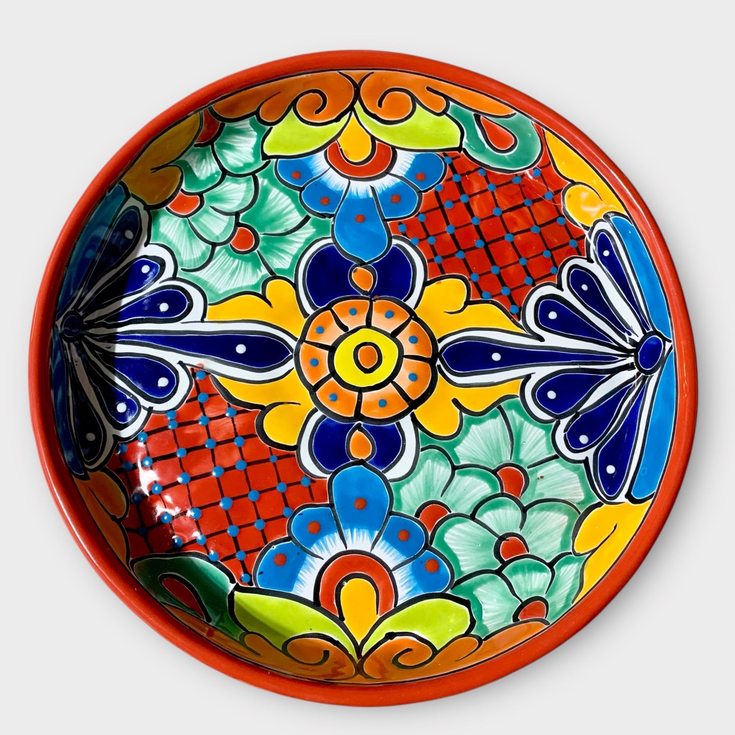 Talavera Redondo Sectional Serving Piece Bottom plate