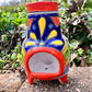 Talavera Chiminea Candle Holder Chico