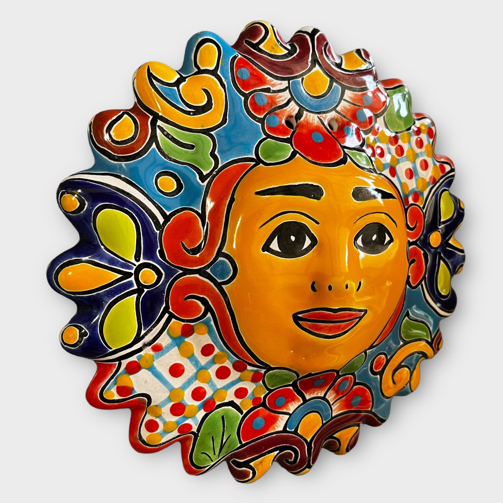 Mexican Talavera Sun left side