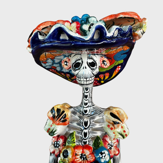 Classic Mexican Catrina Skelton Doll Grande