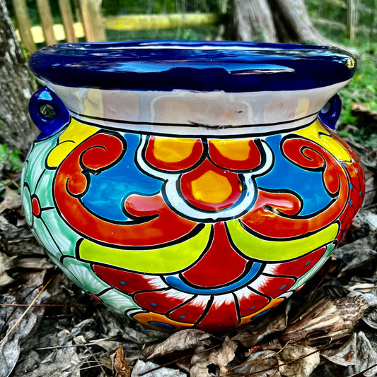 Talavera Chata Planter Pot