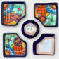 Talavera Serving Dish Cuadrado Section Dishes 