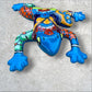 Talavera wall Gordo from multi color with turquoise Front