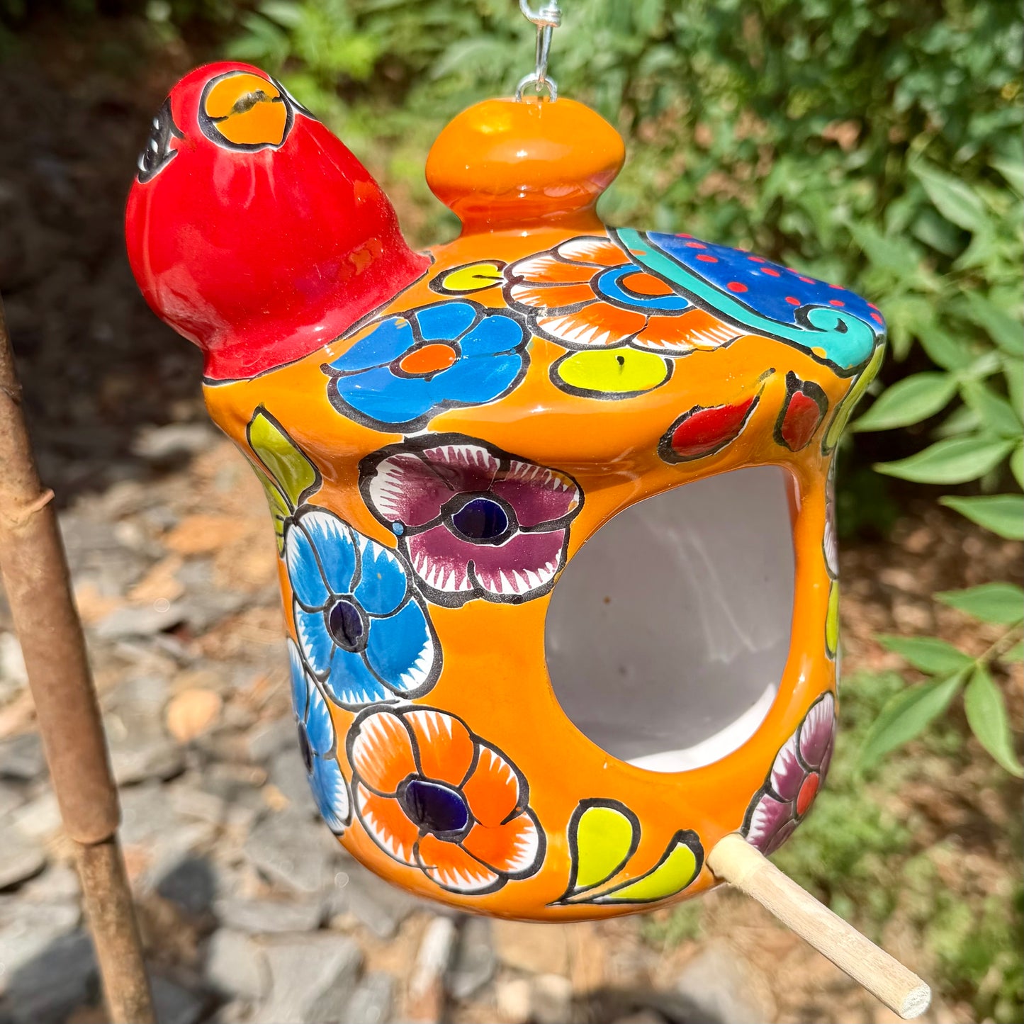 Talavera Pottery Bird House Cottage