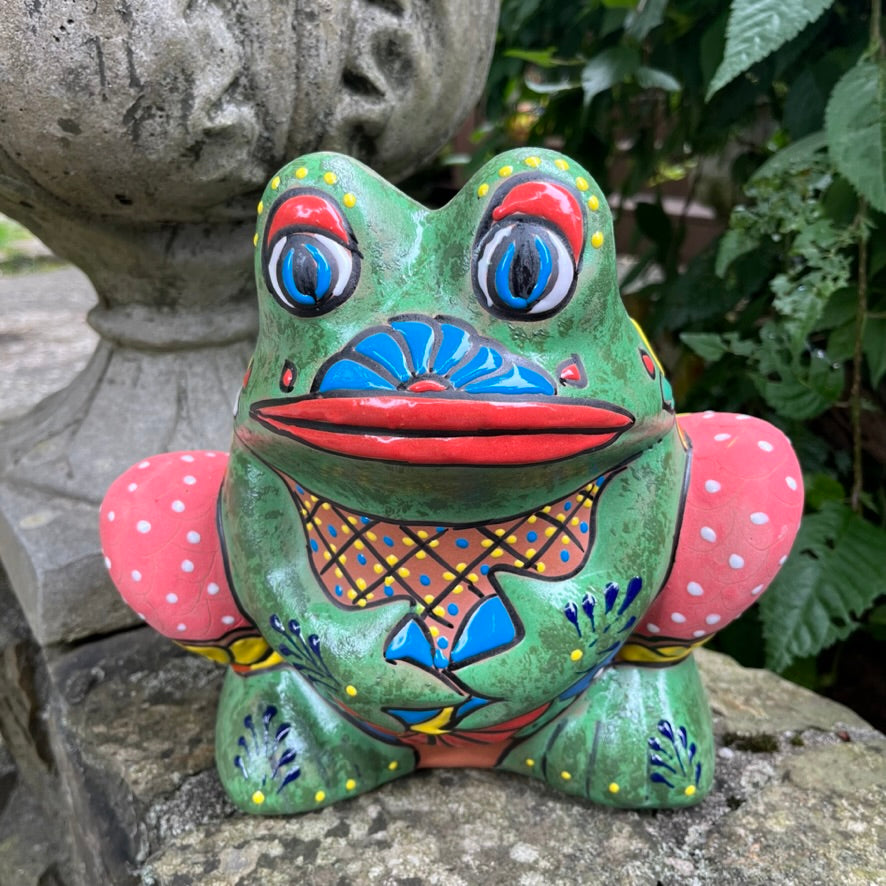 Hand Painted Frog Front of Style One