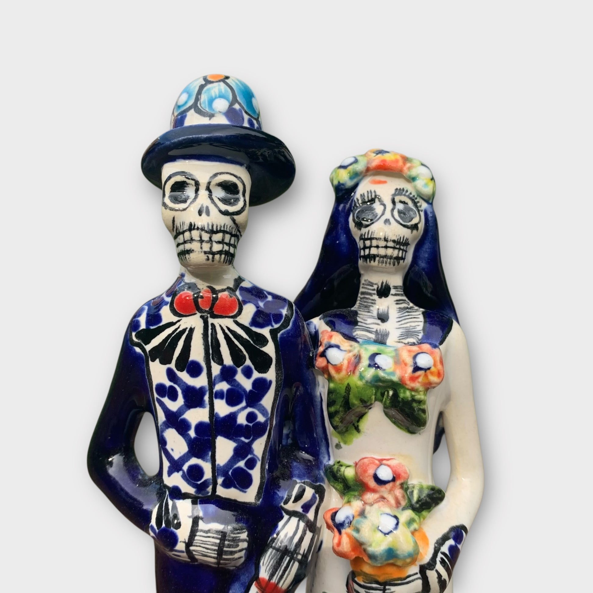 Talavera Catrina bride and groom Chico