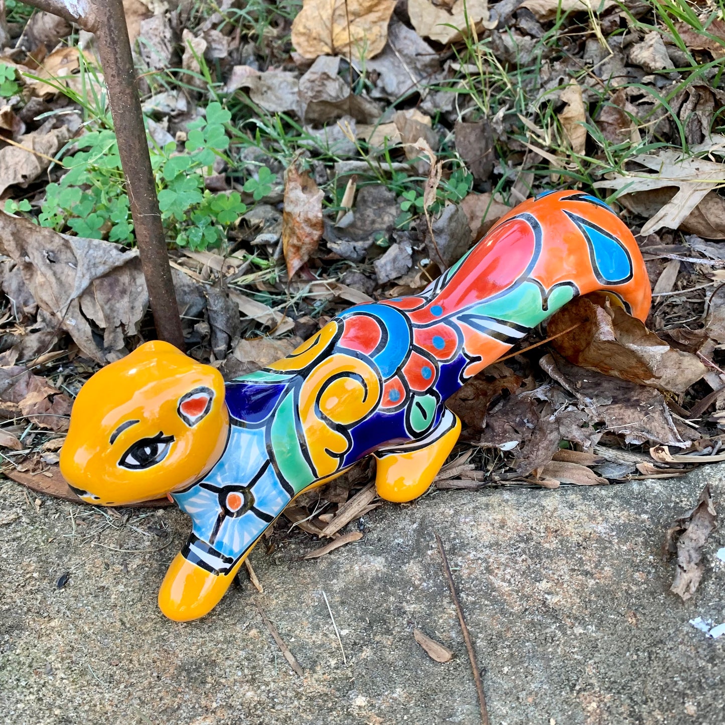 Talavera Pottery Squirrel side