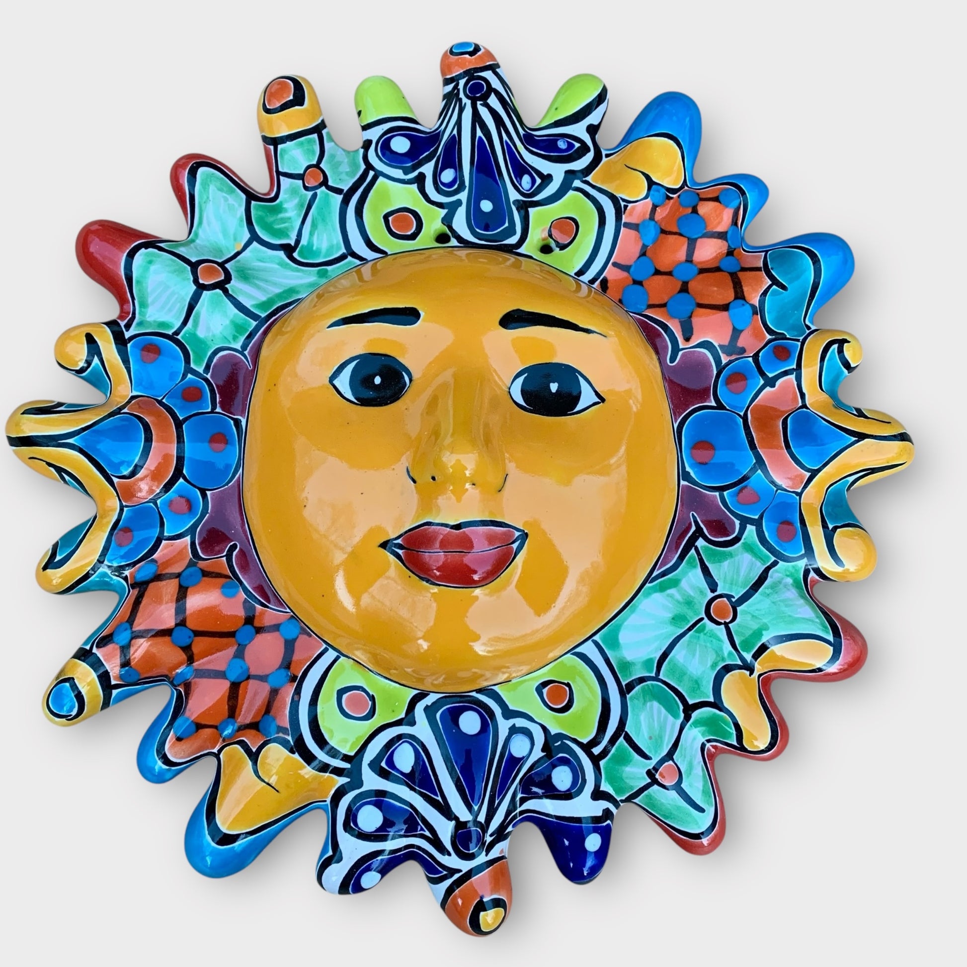 Mexican Talavera Wall Sunface