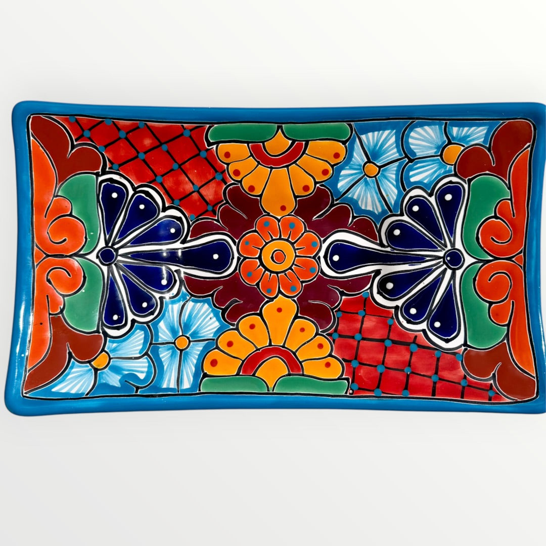 Talavera Rectangle Serving Tray