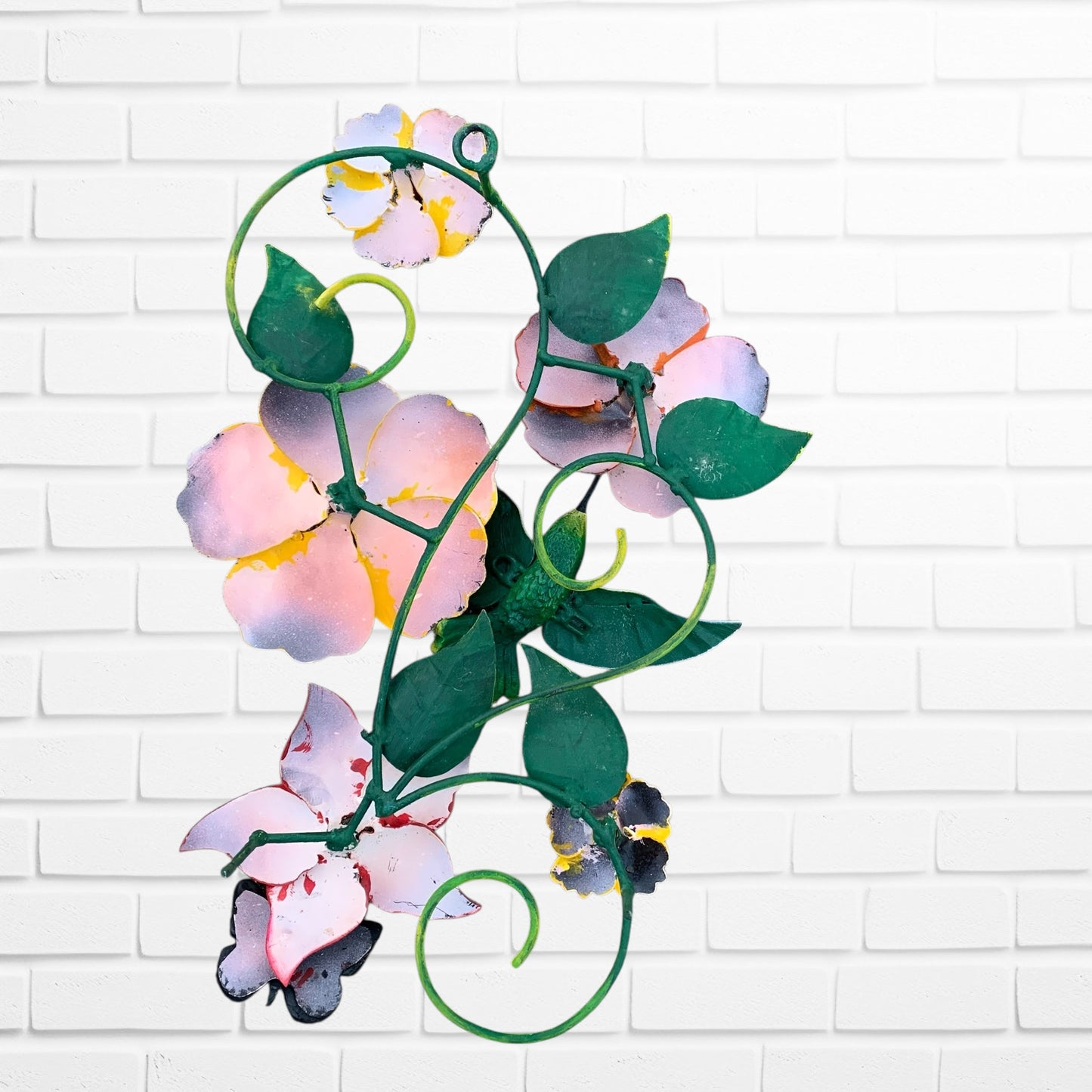 Hummingbird Butterfly Tropical Floral back