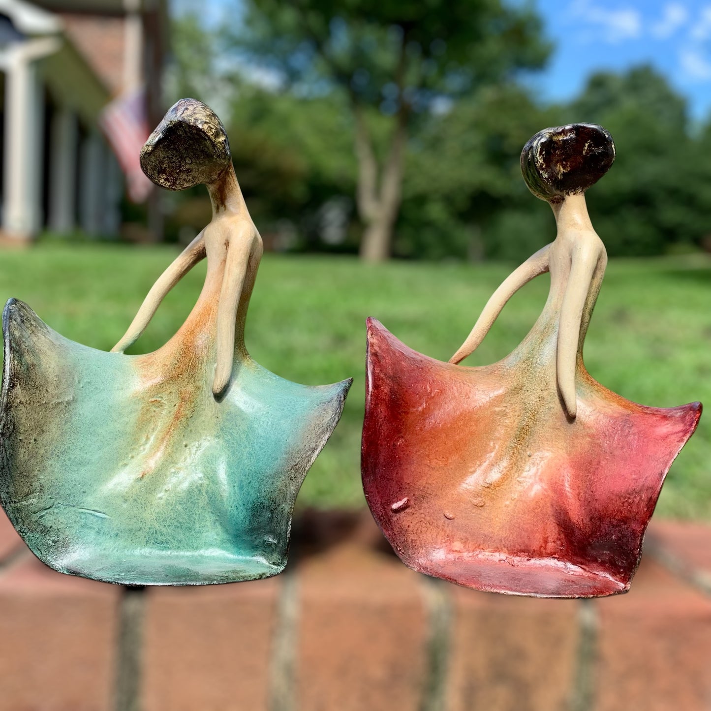 Lil Ballerina Sienna and Ballerina Blu Back