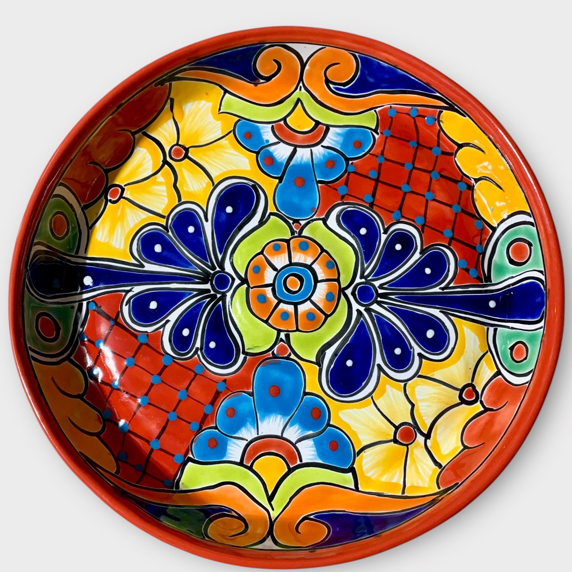 Talavera Redondo Sectional Serving Piece Bottom plate
