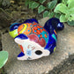 Talavera squirrel holding nut bottom