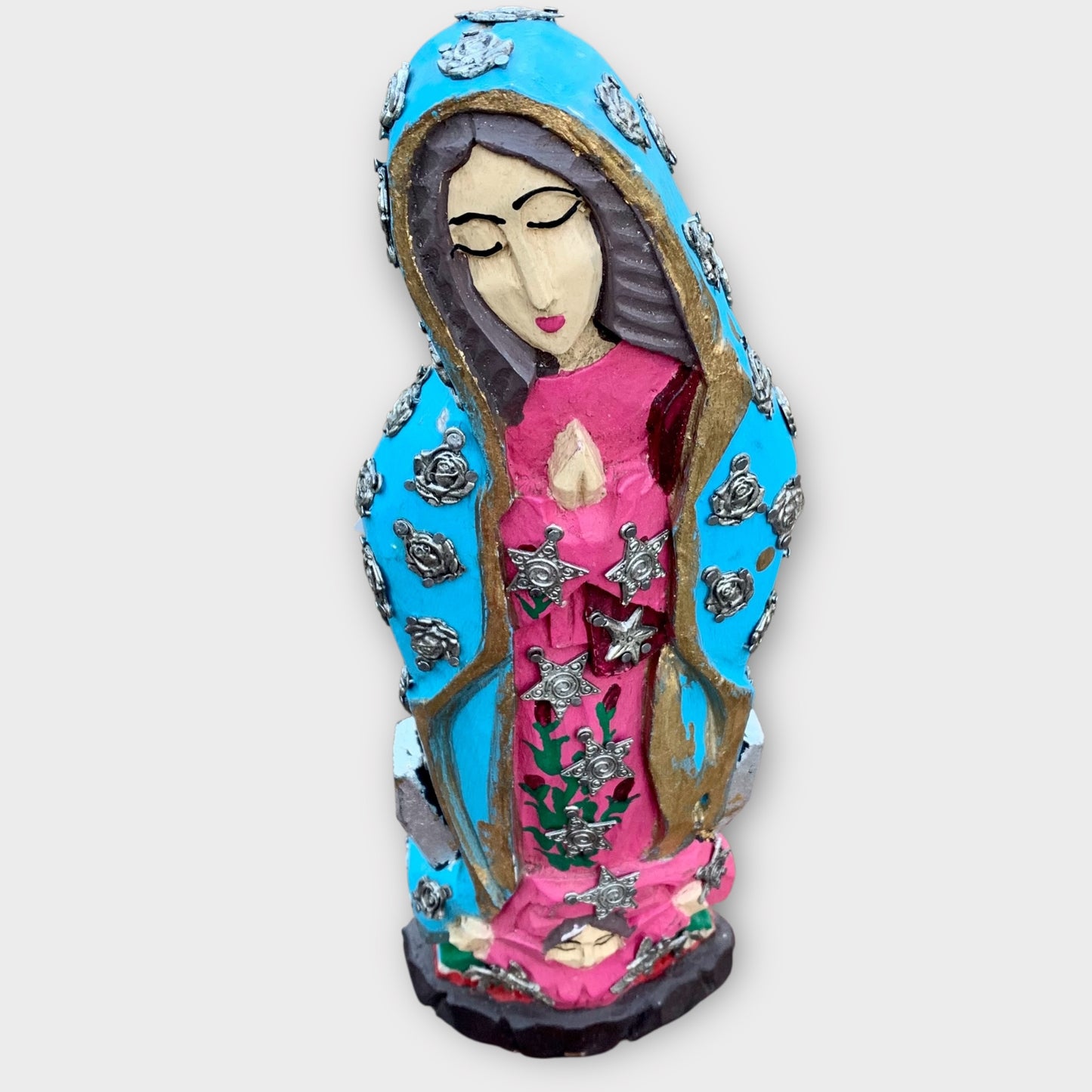 Milagros Virgin de Guadalupe Top view