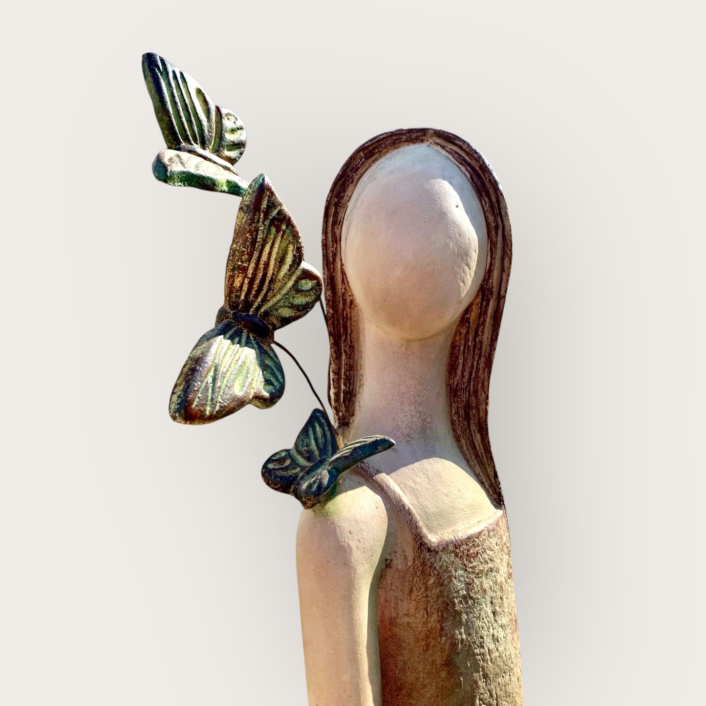 Loretta Bertoli's  Marta Sculpture face close up