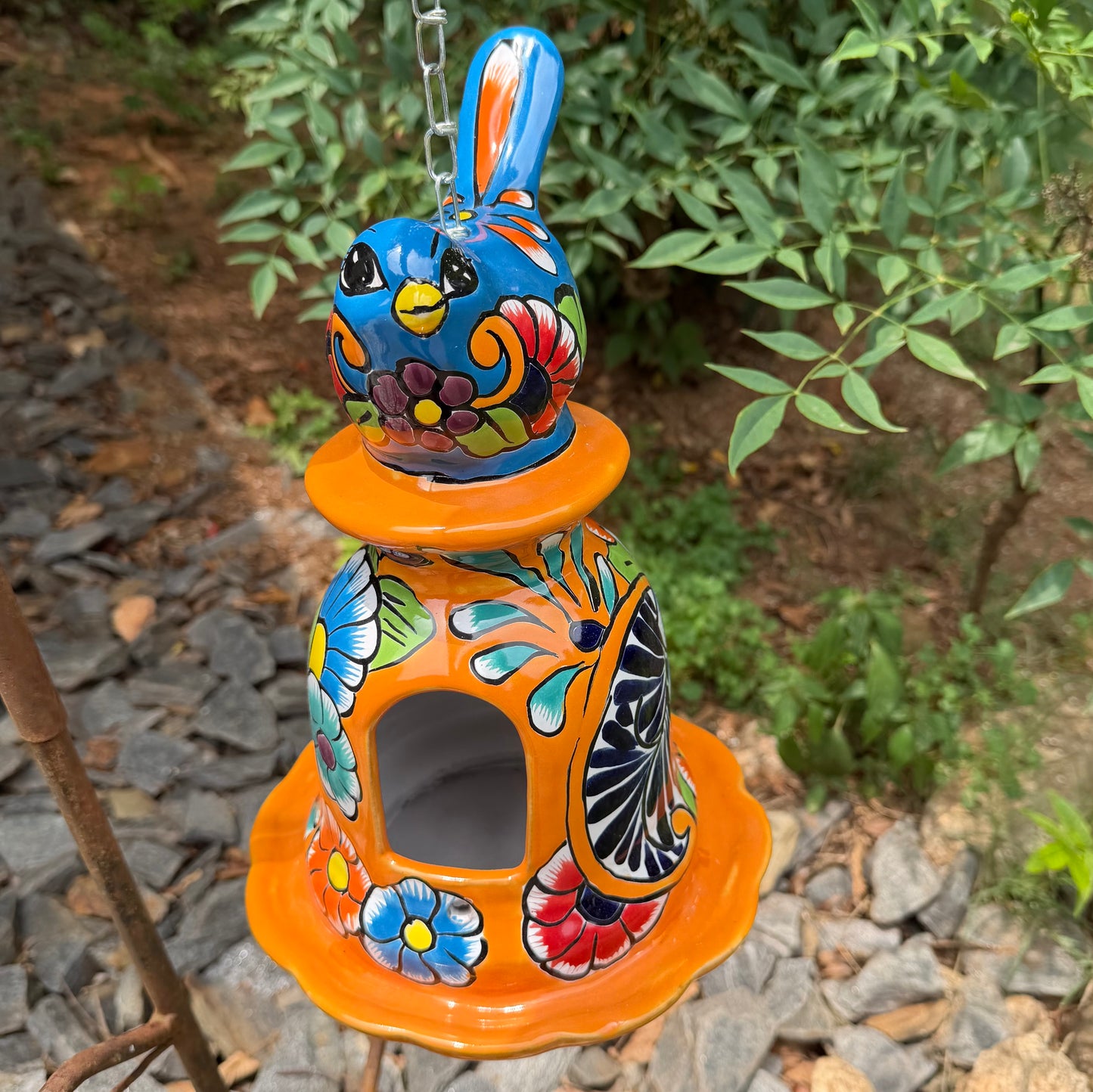 Talavera Pottery Birdie Bird House