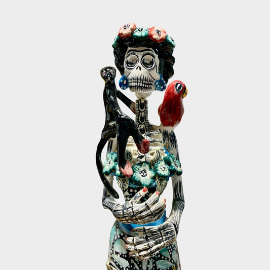 Mexican Talavera Frida, and animal friends Catrina