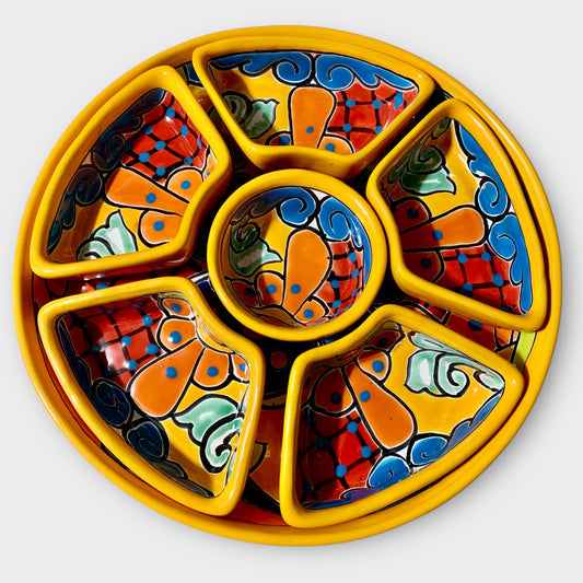 Talavera Redondo Sectional Serving Piece