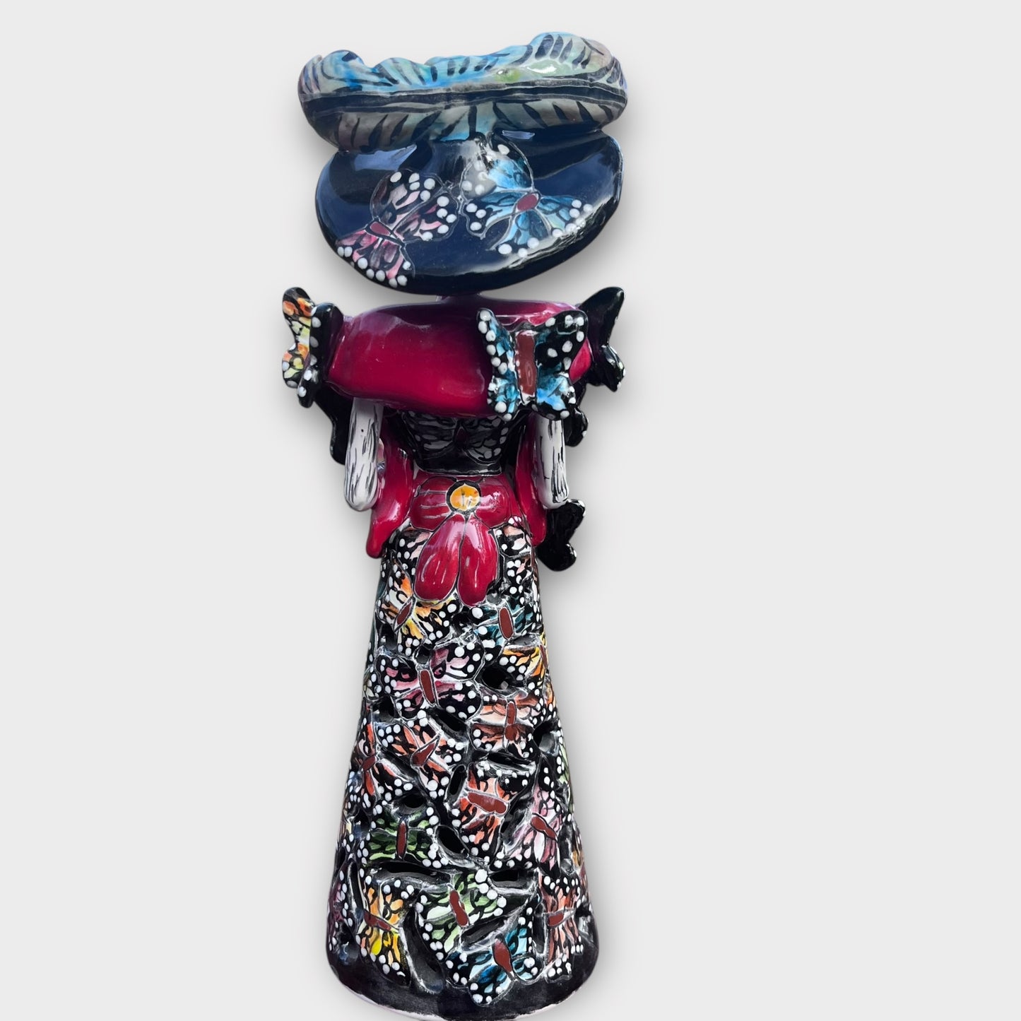 Talavera Catrina butterflies back