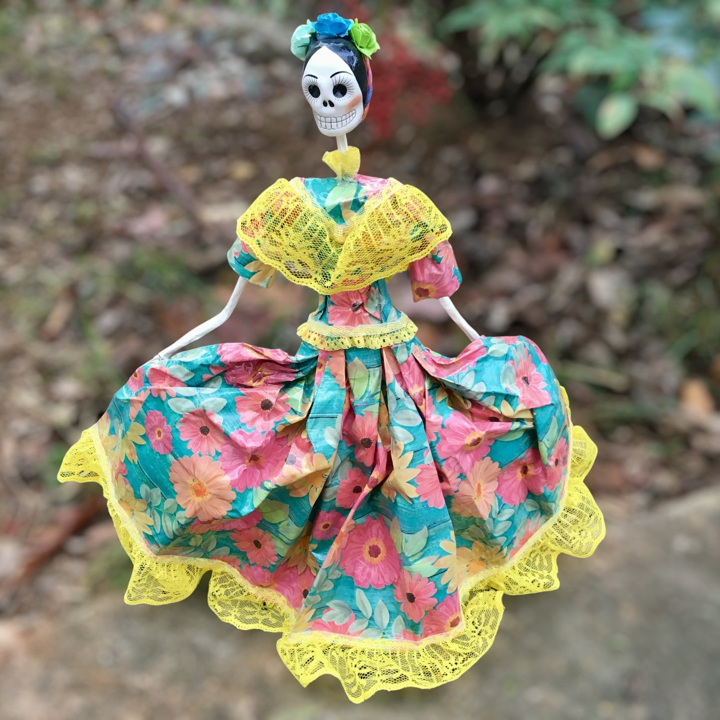 Big Dress Catrina Skelton Doll