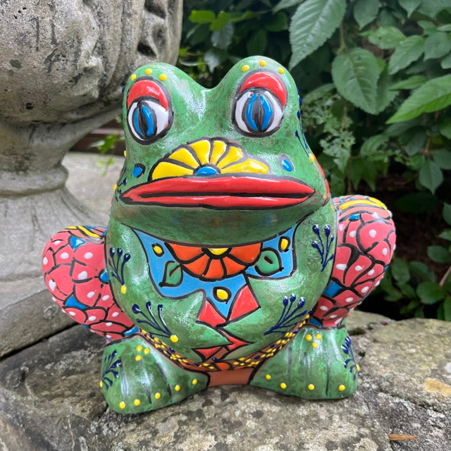 Hand Painted Frog Front of Style two