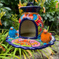 Mexican Talavera Bird House three
