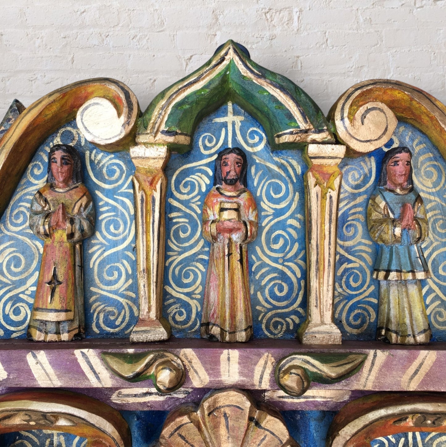 Mexican Retablo Saints Mediano