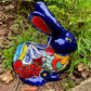 Talavera bunny rabbit figurine side