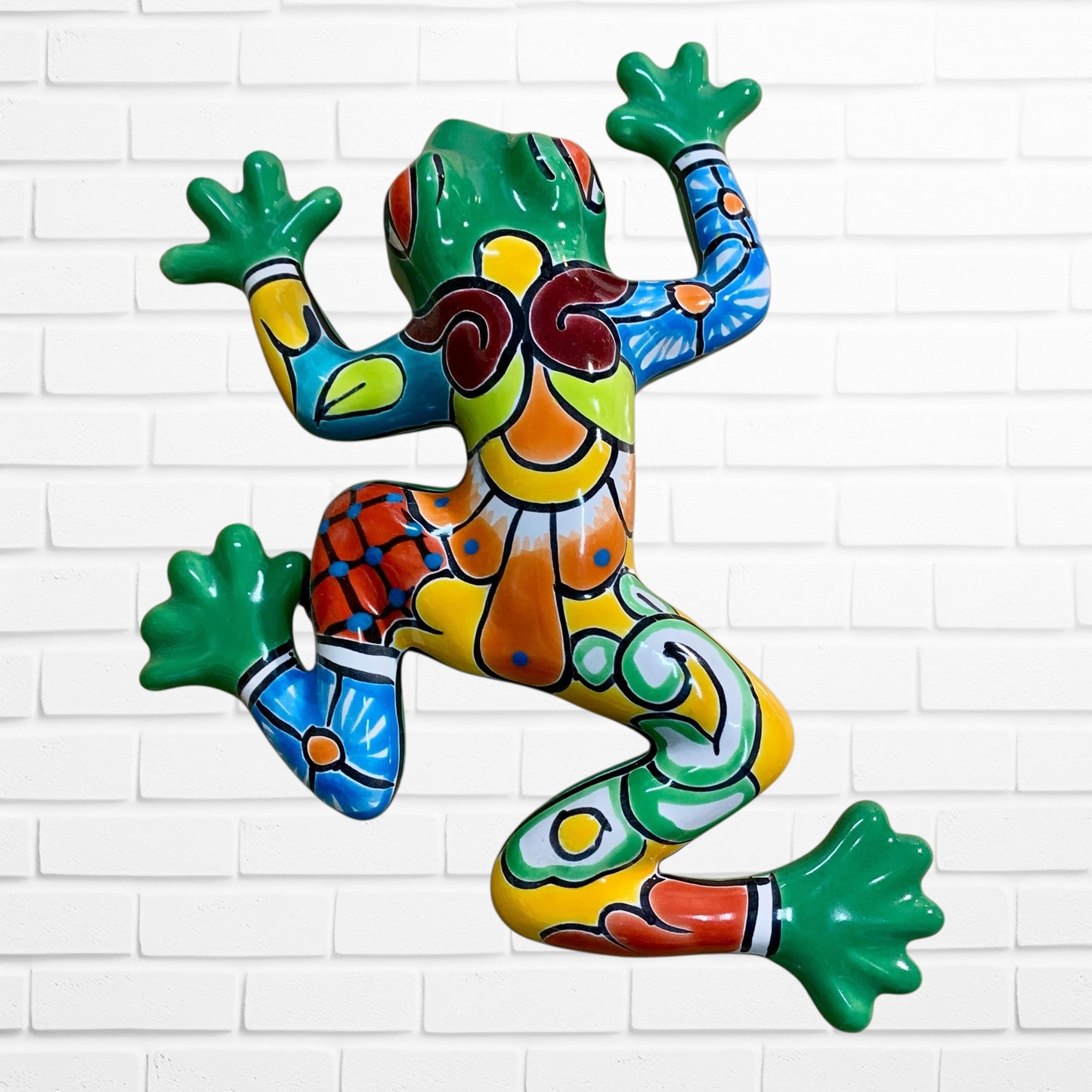 Talavera wall frog Lucy