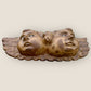 Wood Winged Cherub Rustic Grande bottom view