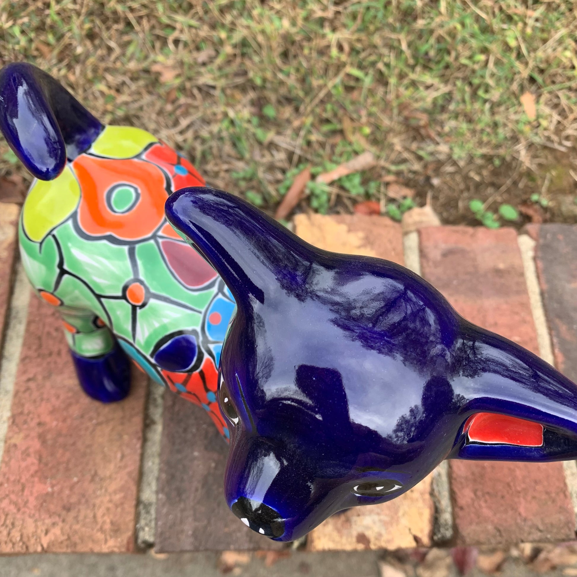 Chihuahua Talavera Pottery top