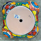 Mexican Talavera strawberry planting pot in Azul Cobalt blue Bottom