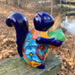 Talavera Pottery Squirrel Nut Blue
