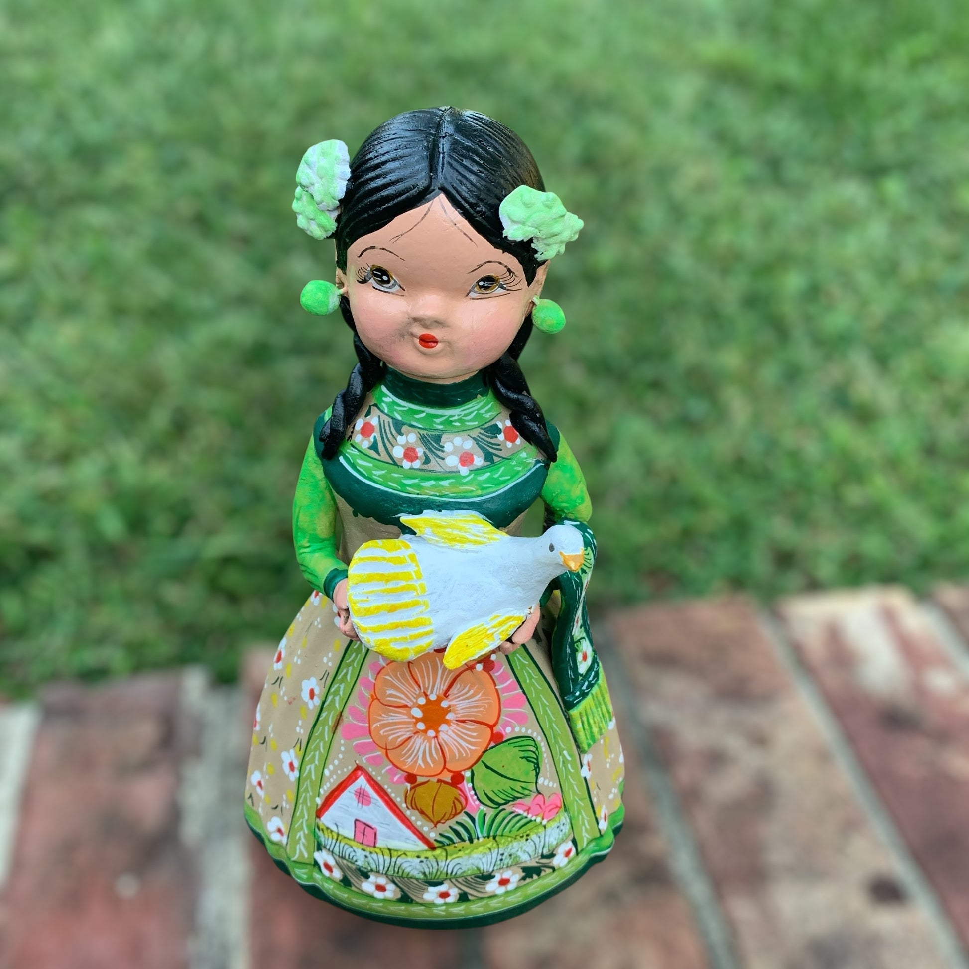 Hand painted Maria doll top