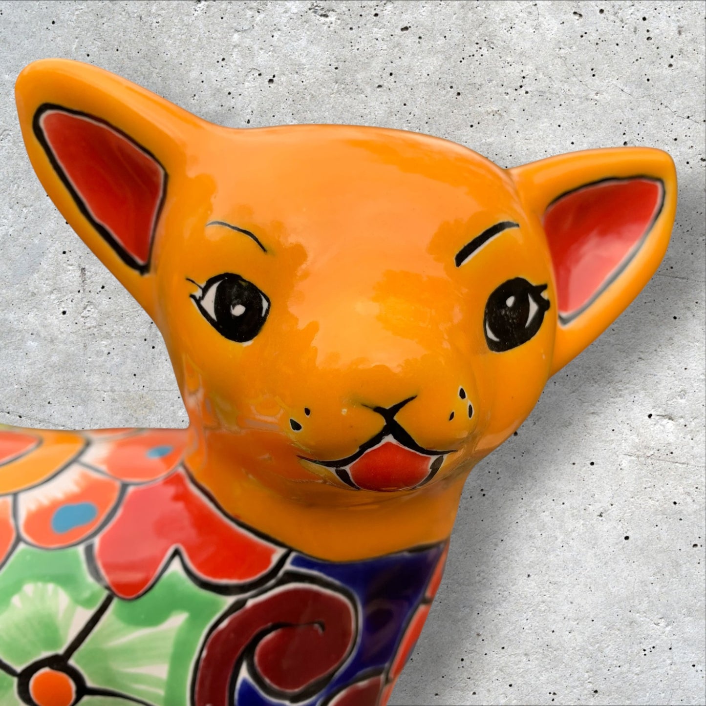 Chihuahua Talavera Pottery face